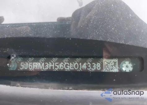 2016 Honda Cr-V Ex z USA, uszkodzony, nr VIN 5J6RM3H56GL014338